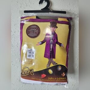 Willy Wonka Child Costume Size Large New